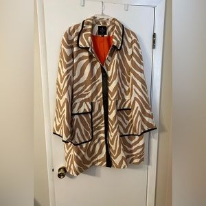 Beautiful Isaac Mizrahi animal print jacket
